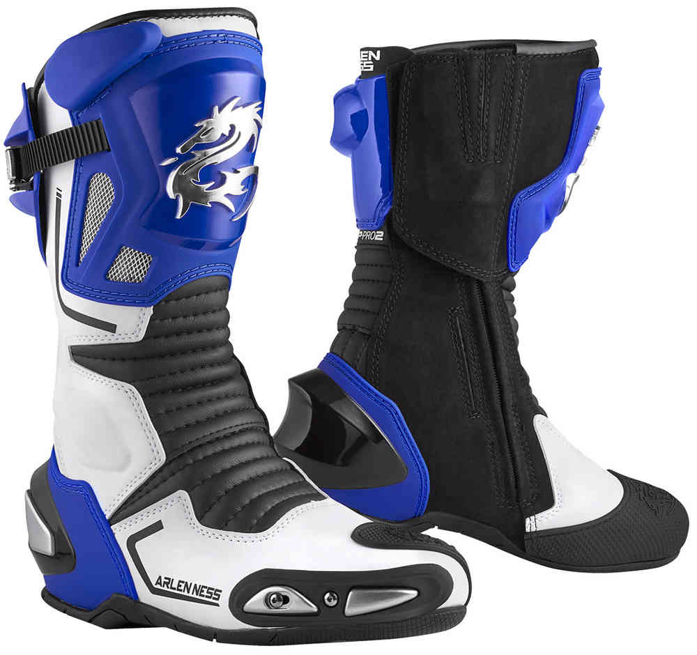 Мотоциклетные ботинки Sugello Arlen Ness, синий/белый/черный