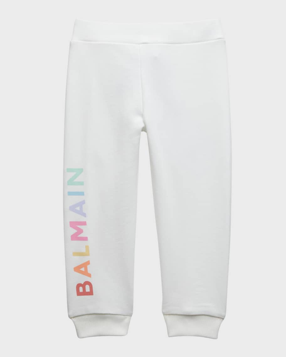 

Детские разноцветные джоггеры с логотипом, размер 6–36 мес. Balmain