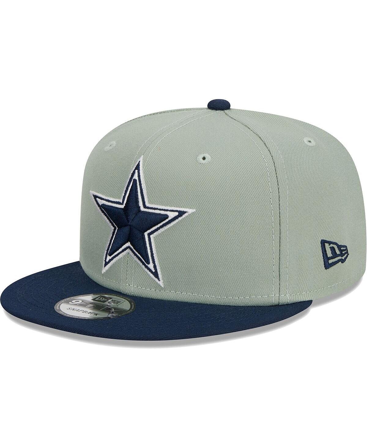 

Мужская зелено-темно-синяя шляпа Dallas Cowboys 2-Tone Color Pack 9FIFTY Snapback Hat New Era