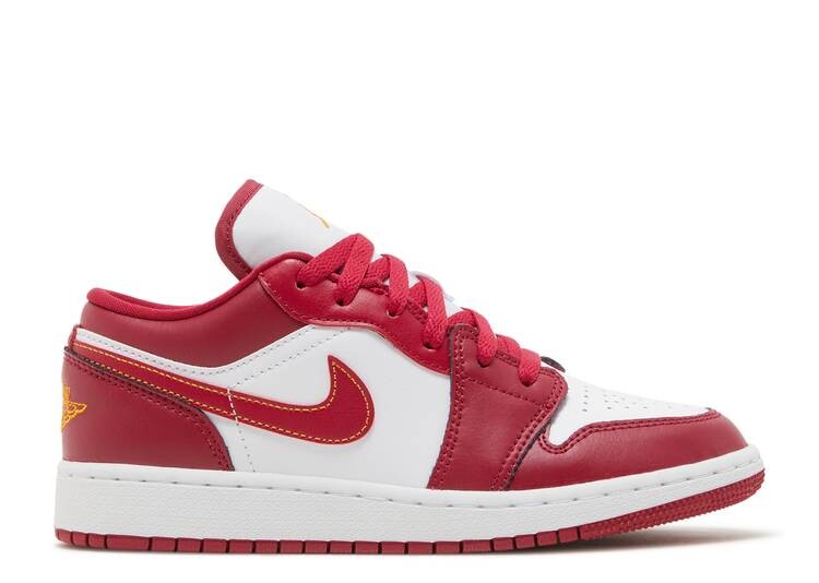 

Кроссовки AIR JORDAN 1 LOW GS 'CARDINAL RED', красный
