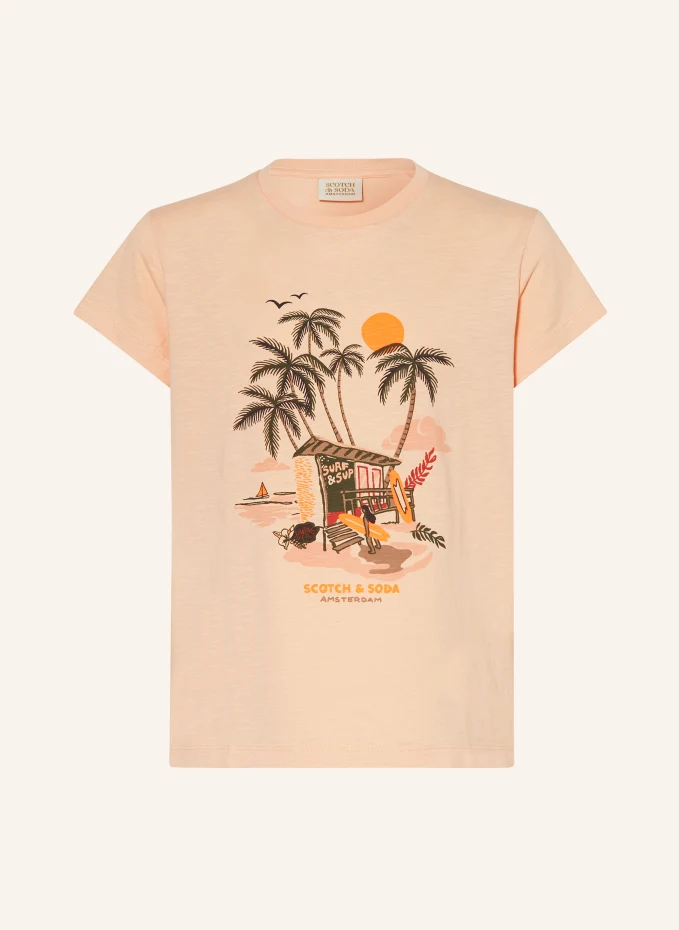 

Футболка Scotch & Soda, оранжевый