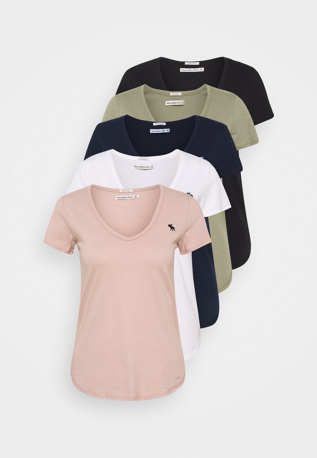

Футболка Basic Abercrombie & Fitch, Серый