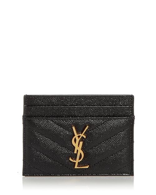 

Кассандра Мателасс&;eacute; Дело карты Saint Laurent, цвет Black
