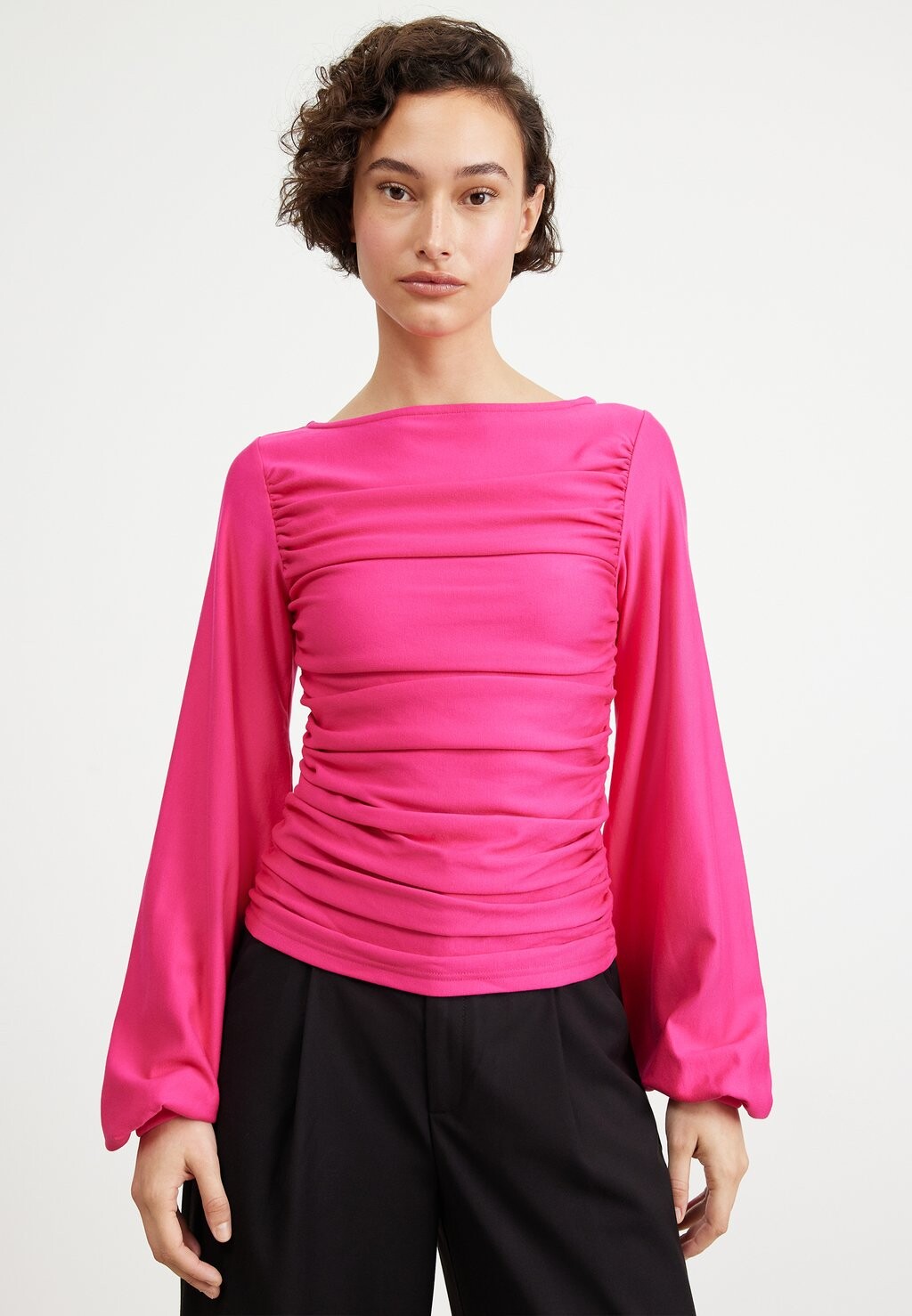 

Футболка с длинным рукавом Rifa Gestuz, цвет pink peacock