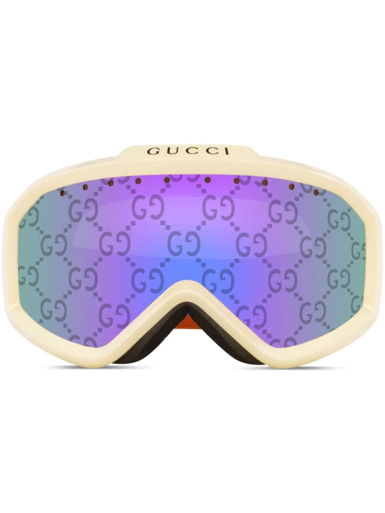 

Gucci Eyewear лыжная маска с монограммой, черный