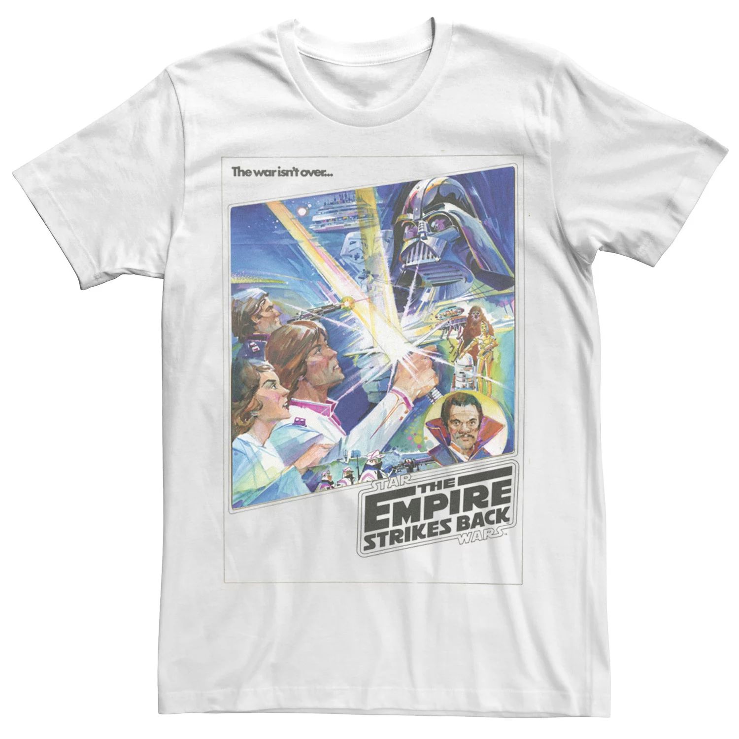 Мужская футболка с плакатом «Империя наносит ответный удар» Star Wars мужская футболка с плакатом империя звездных войн наносит ответный удар fade in star wars