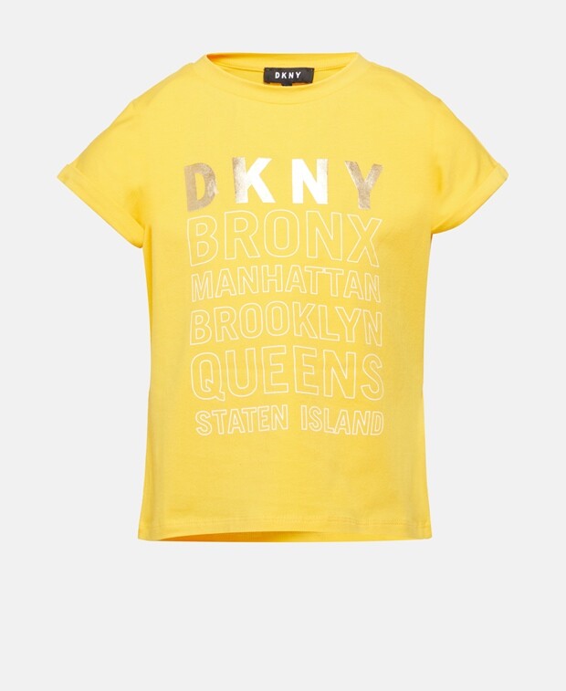 

Футболка DKNY, светло-желтого