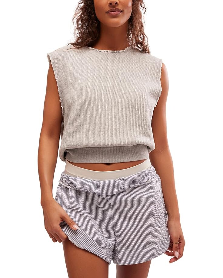 

Свитер Free People So Easy Muscle, цвет Heather Grey