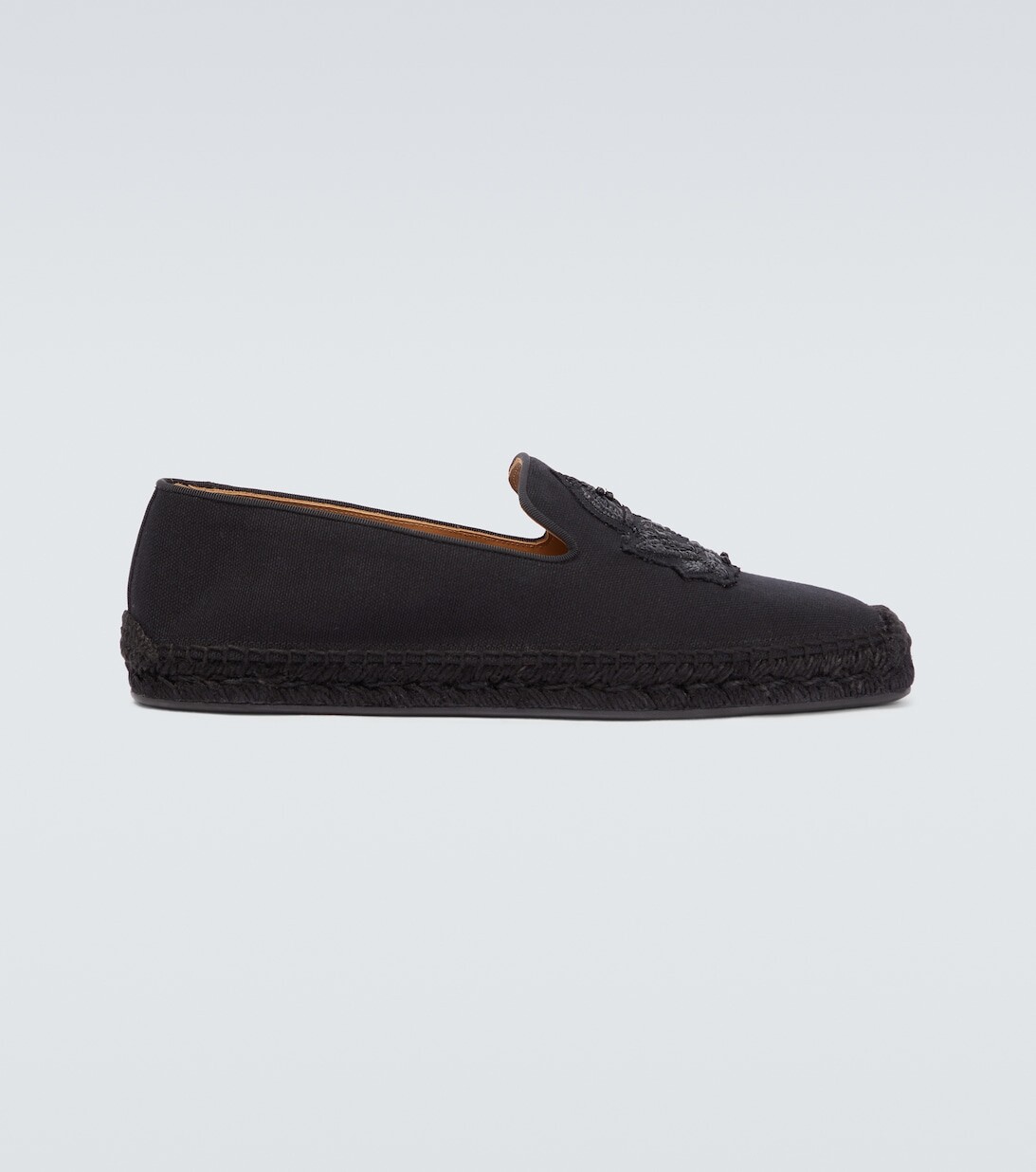 

Эспадрильи Nanou с вышивкой Christian Louboutin, черный