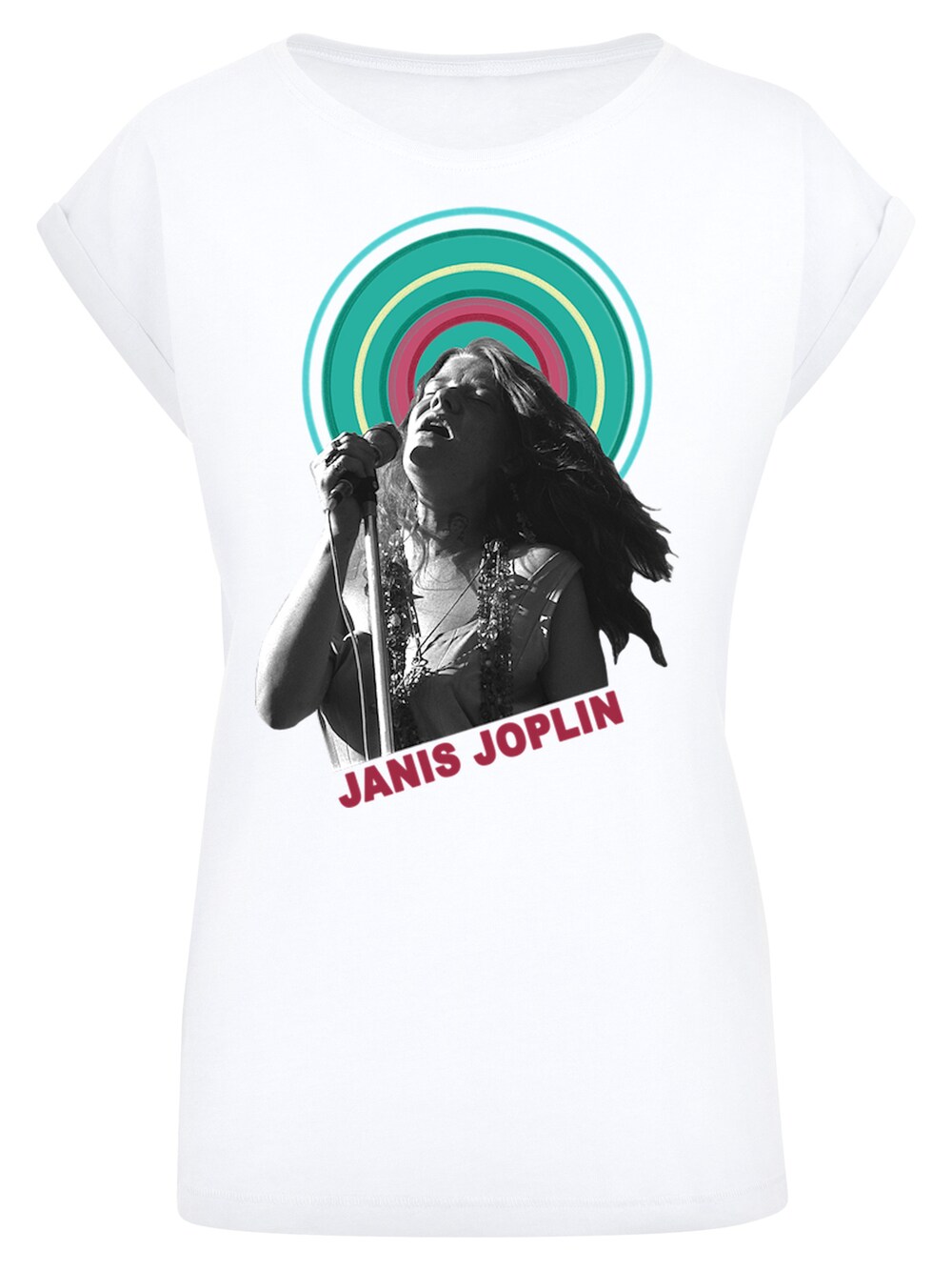 Рубашка F4Nt4Stic Janis Joplin, белый janis joplin pearl 12 винил