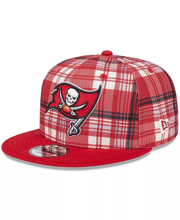 

Мужская красная бейсболка Tampa Bay Buccaneers 2024 Sideline Statement 9FIFTY Snapback New Era, красный