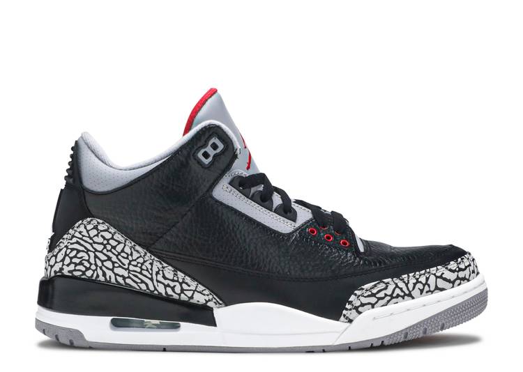 Air jordan 3 black cement sales 2011