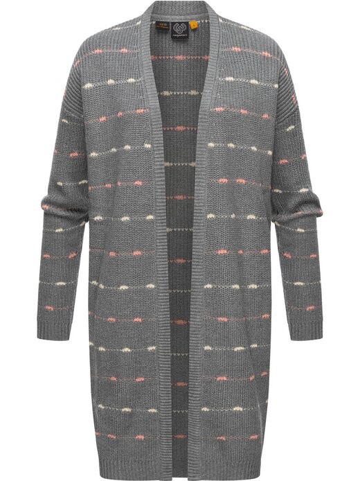 

Кардиган в полоску nadina Ragwear, серый