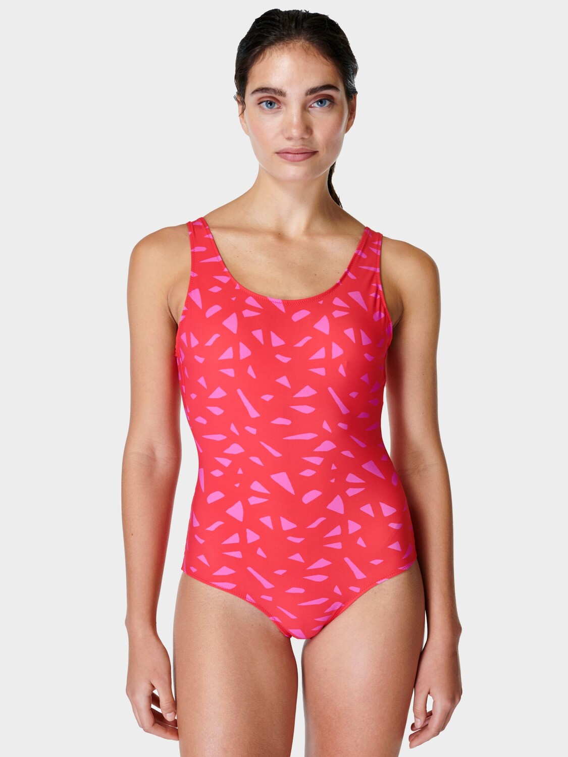 

Купальник Sweaty Betty Tidal Xtra Life, красный принт