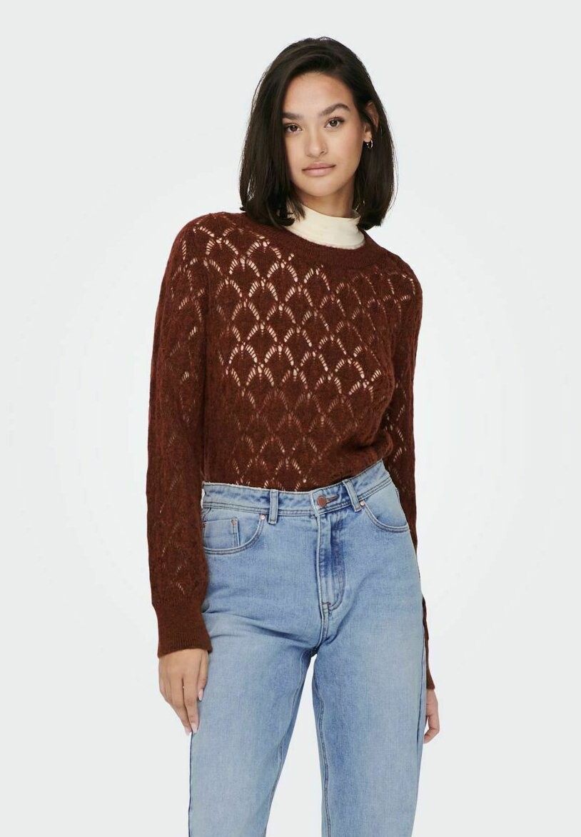 

Свитшот JDY СТРУКТУР, цвет cherry mahogany