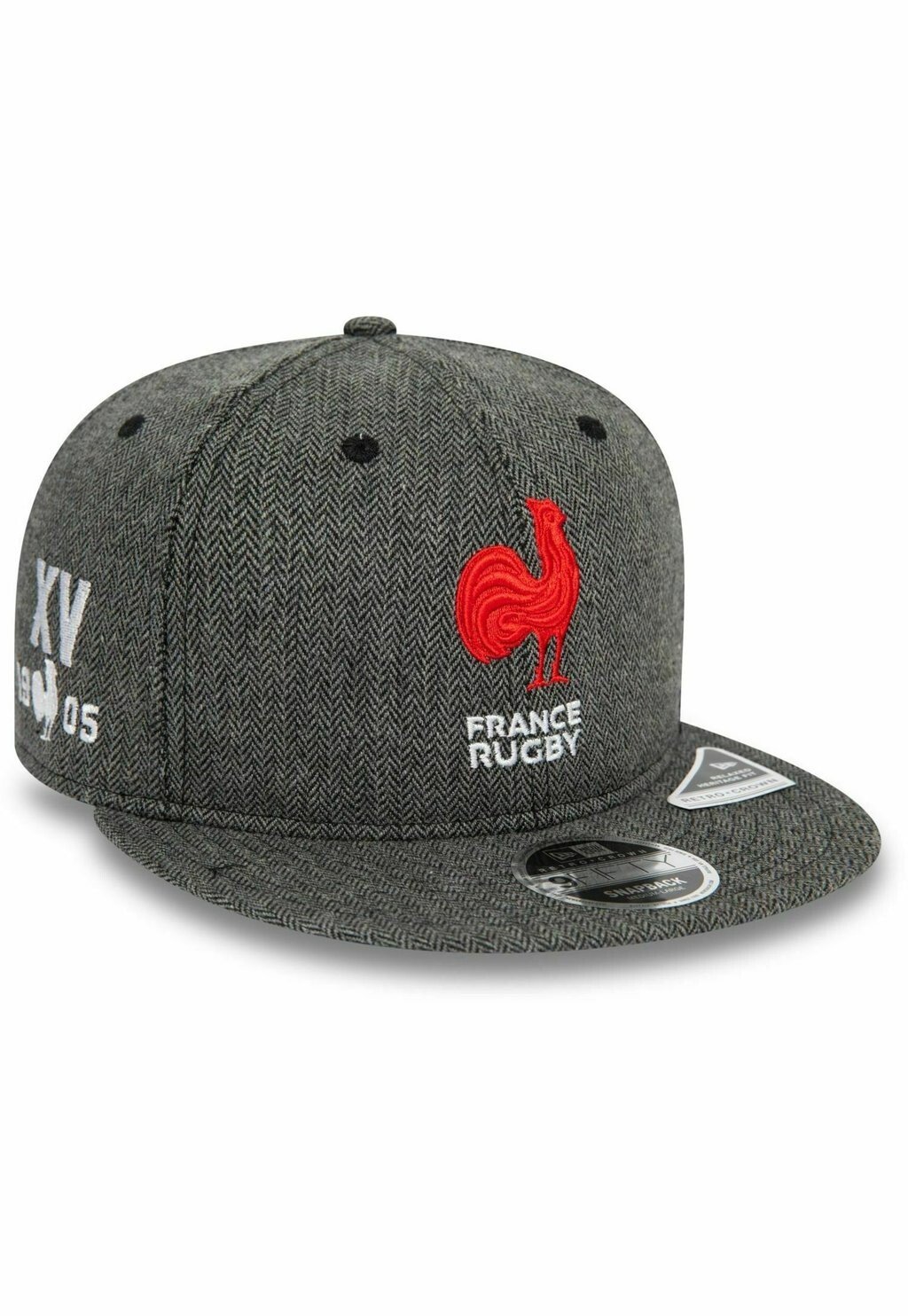 

Бейсболка 9FIFTY STRAPBACK HERTIAGE FRECH RUGBY New Era, цвет charcoal