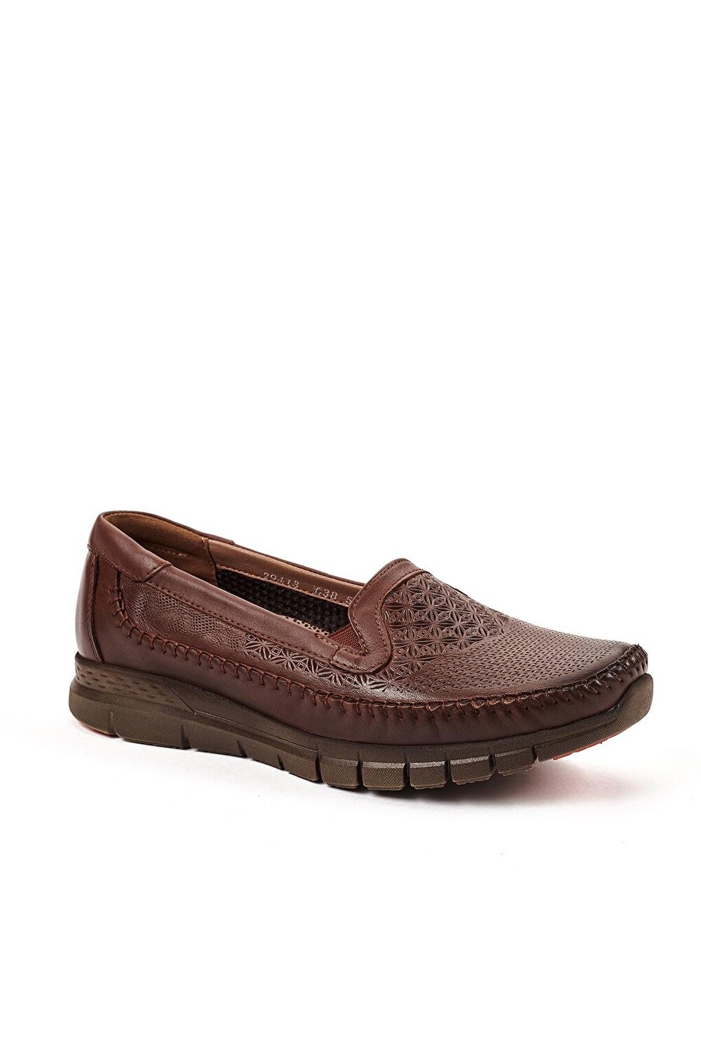 

Женские кожаные туфли ETERNA-G Comfort светло-коричневого цвета FORELLİ