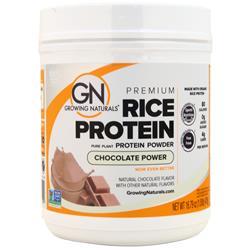 цена Growing Naturals Рисовый протеин премиум-класса Шоколадная мощь 476 грамм