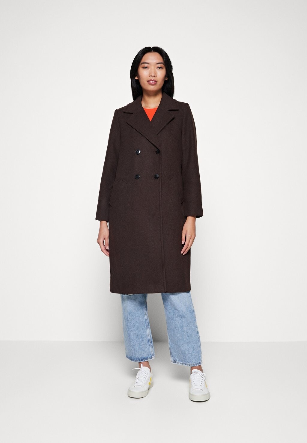 

Классическое пальто Vero Moda, коричневый