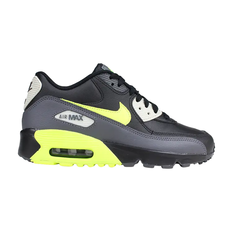 

Кроссовки Nike Air Max 90 LTR GS 'Dark Grey Volt', серый