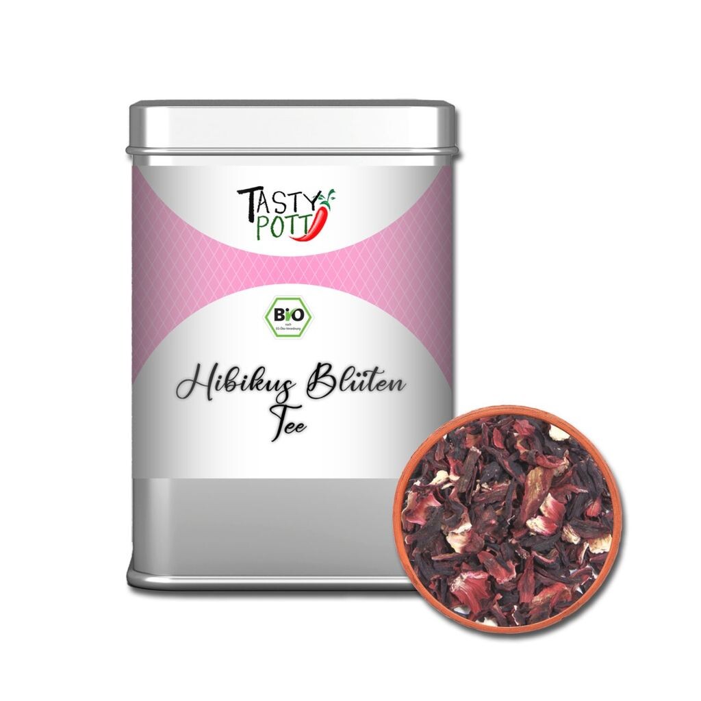 

Чай Tasty PottHibiscus цветочный 20г банка Tasty-Pott