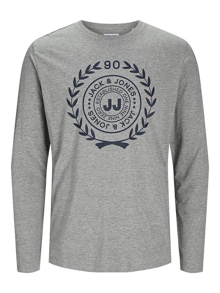 

Лонгслив Jack & Jones Cathens, серый