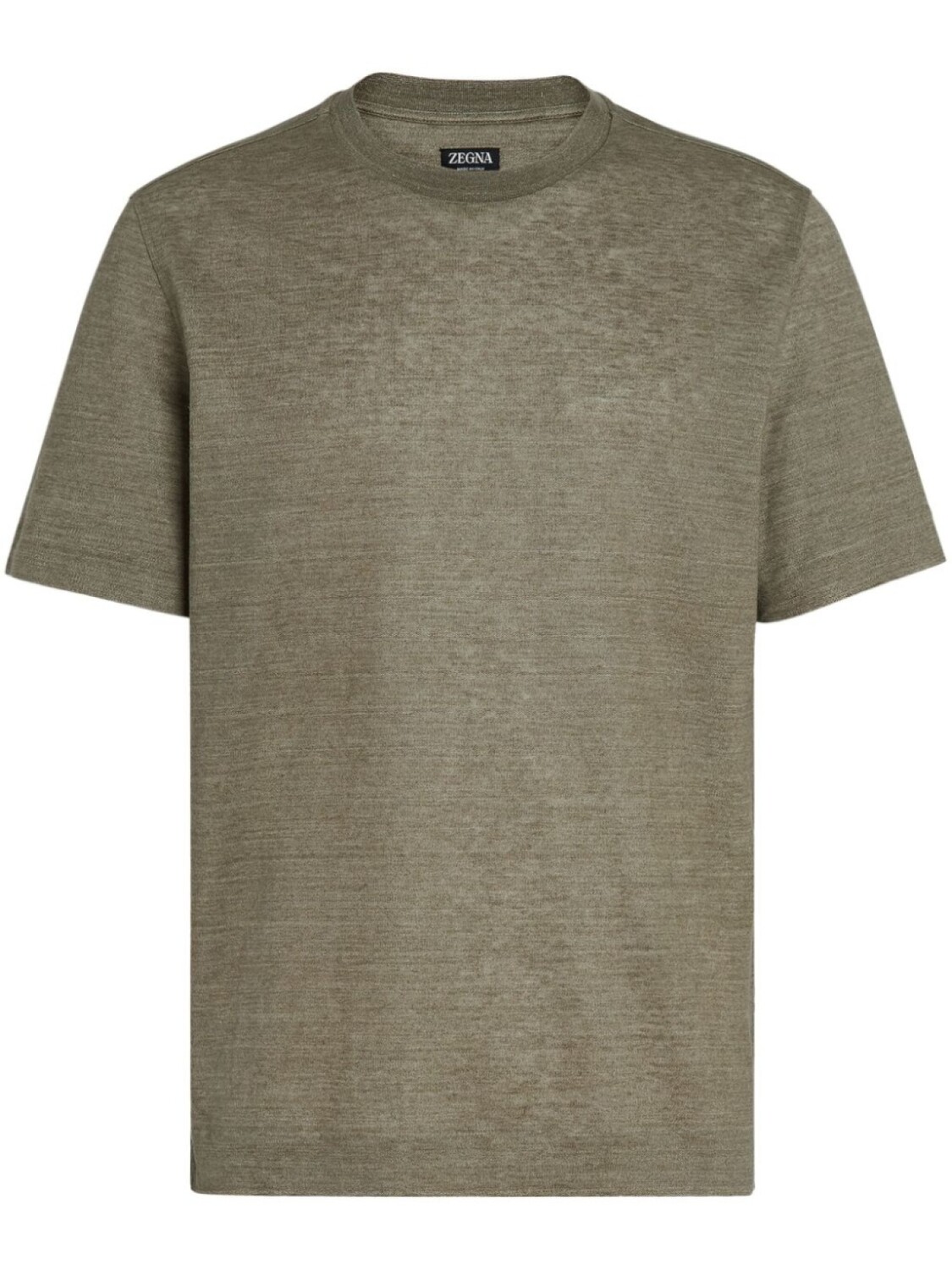 

Zegna льняная футболка, зеленый