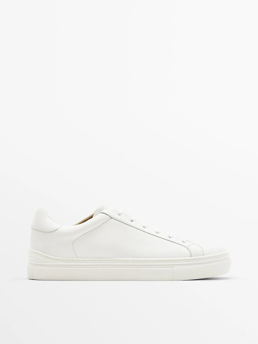 

Кожаные кроссовки Massimo Dutti, белый
