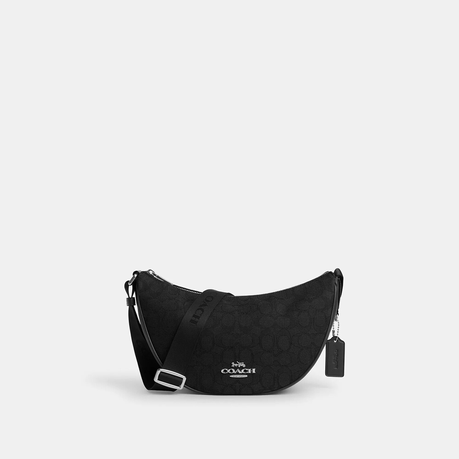 

Сумка на плечо Coach Outlet Pace из фирменного жаккарда, цвет Silver/Black