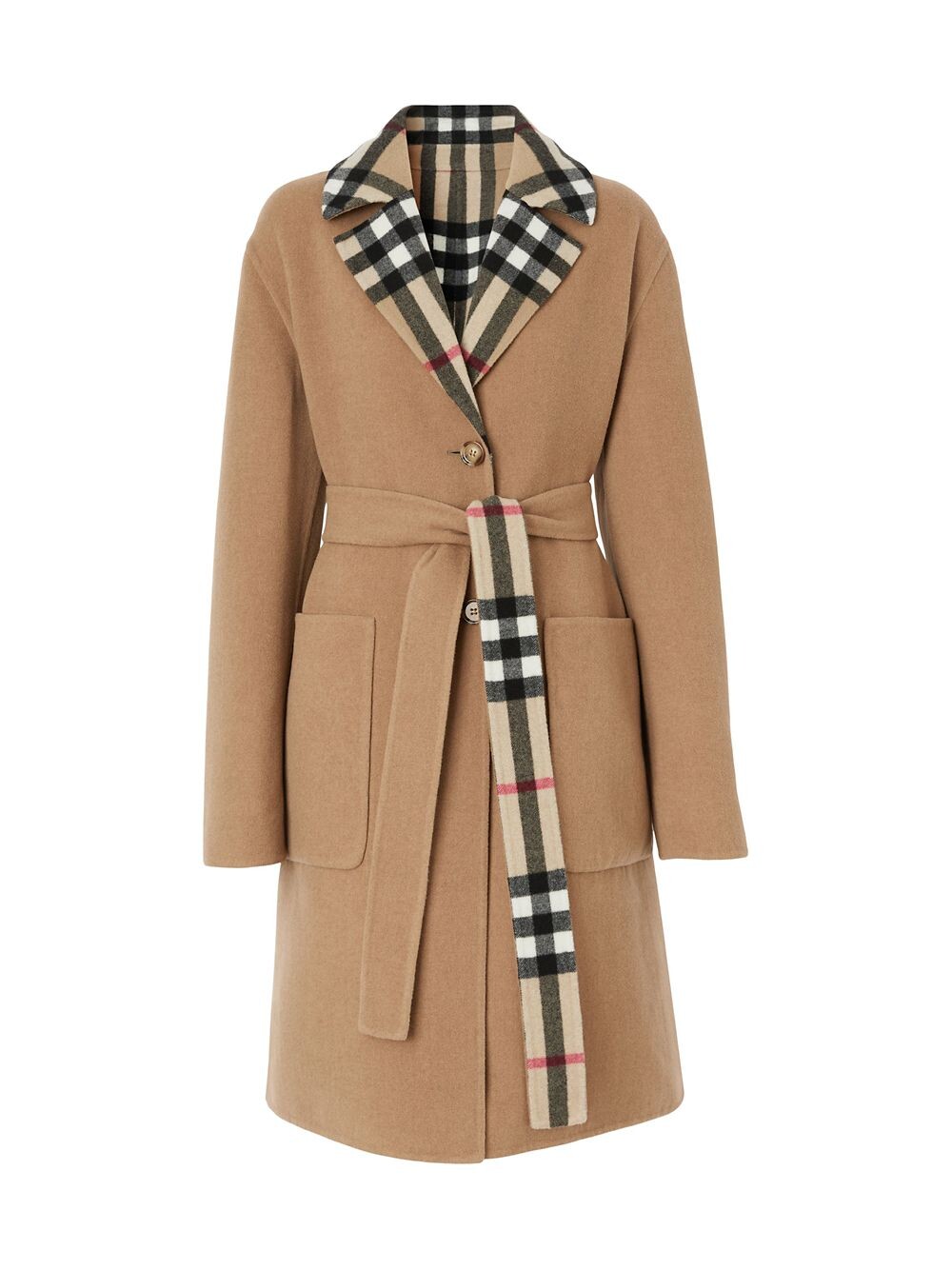 

Двустороннее пальто Dorea с поясом Burberry, бежевый