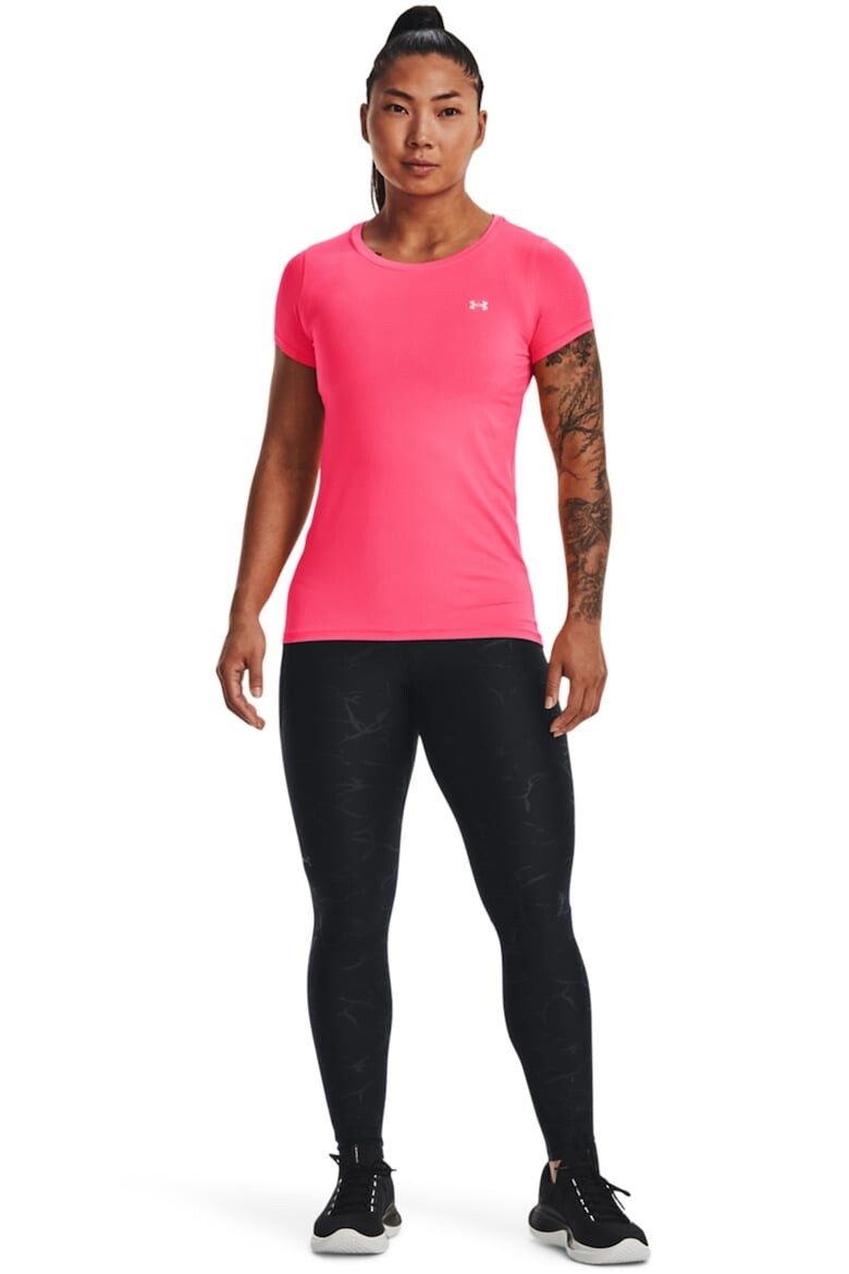 

Рубашка для фитнеса с логотипом HeatGear Under Armour, розовый
