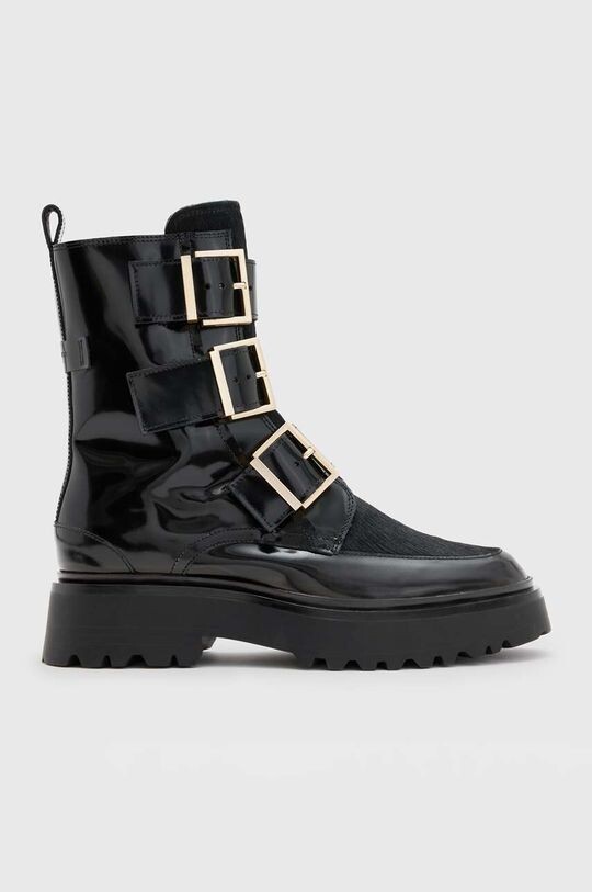 

Кожаные ботильоны Lynx Pony Boot AllSaints, черный
