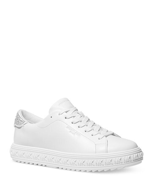 

Женские низкие кеды Grove на шнуровке Michael Kors, цвет White, Белый