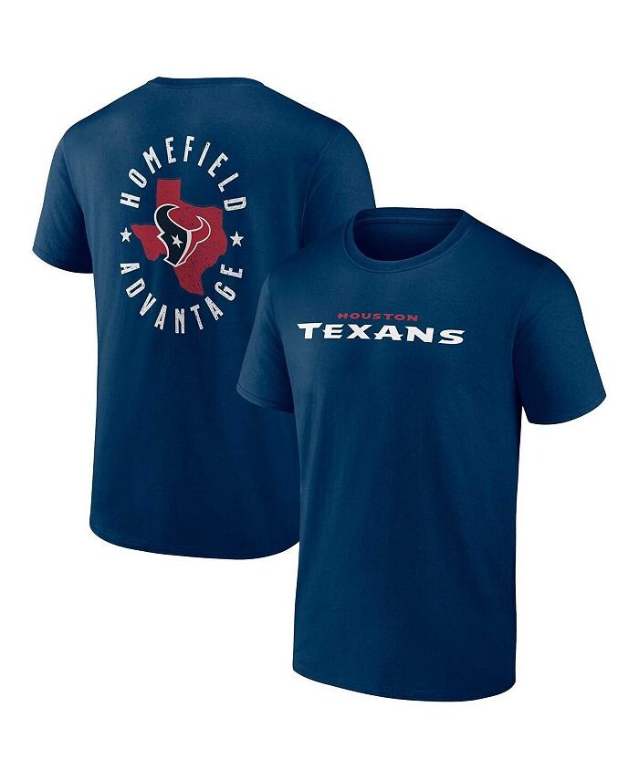 

Мужская темно-синяя футболка с логотипом Houston Texans Home Field Advantage Fanatics, синий