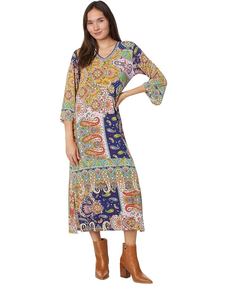

Платье Johnny Was The Janie Favorite Kimono Sleeve Tee, цвет Multi