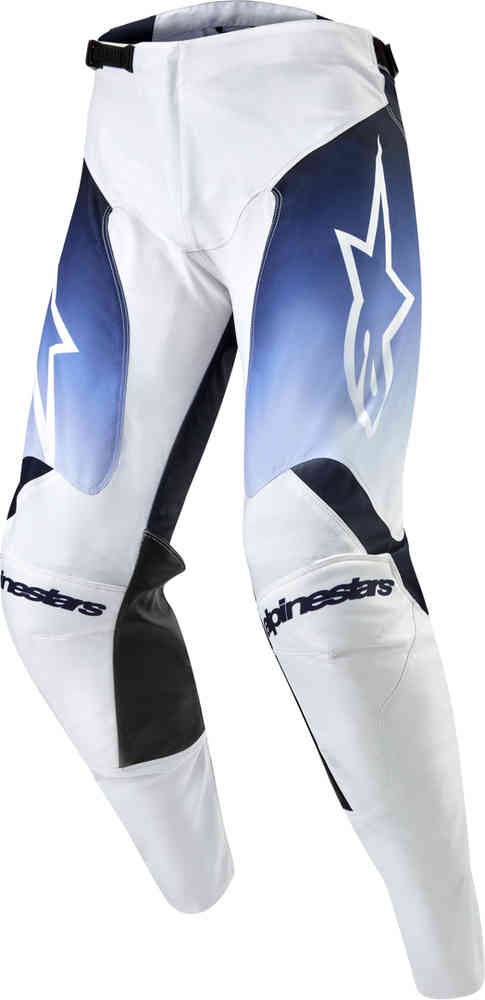 Брюки Racer Hoen для мотокросса Alpinestars, белый/синий штаны для мотокросса велосипед для езды по бездорожью