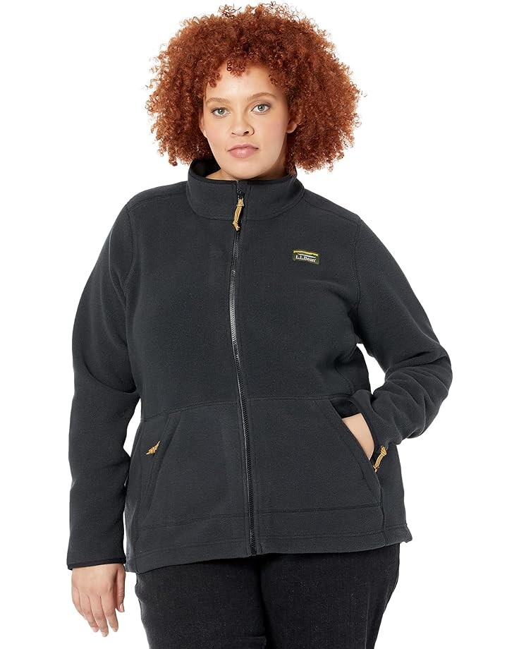

Куртка L.L.Bean Plus Size Mountain Classic Fleece, черный