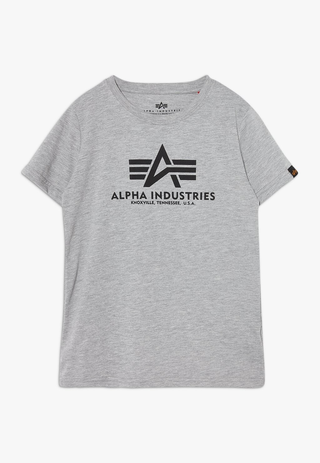 

Футболка с принтом Alpha Industries, цвет grey heather