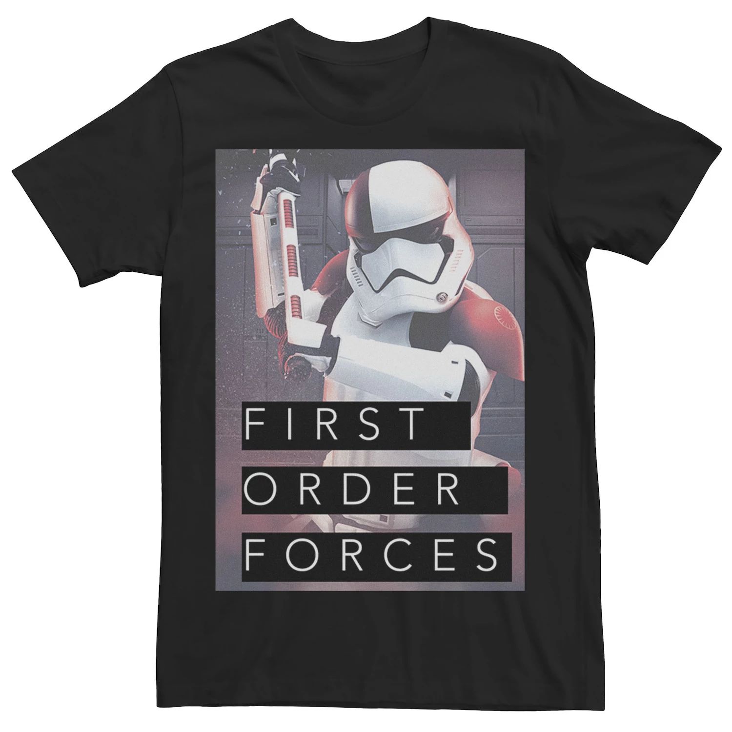 Мужская футболка Last Jedi Stormtrooper First Order Forces Star Wars реплика шлем star wars first order – stormtrooper premium electronic helmet black series