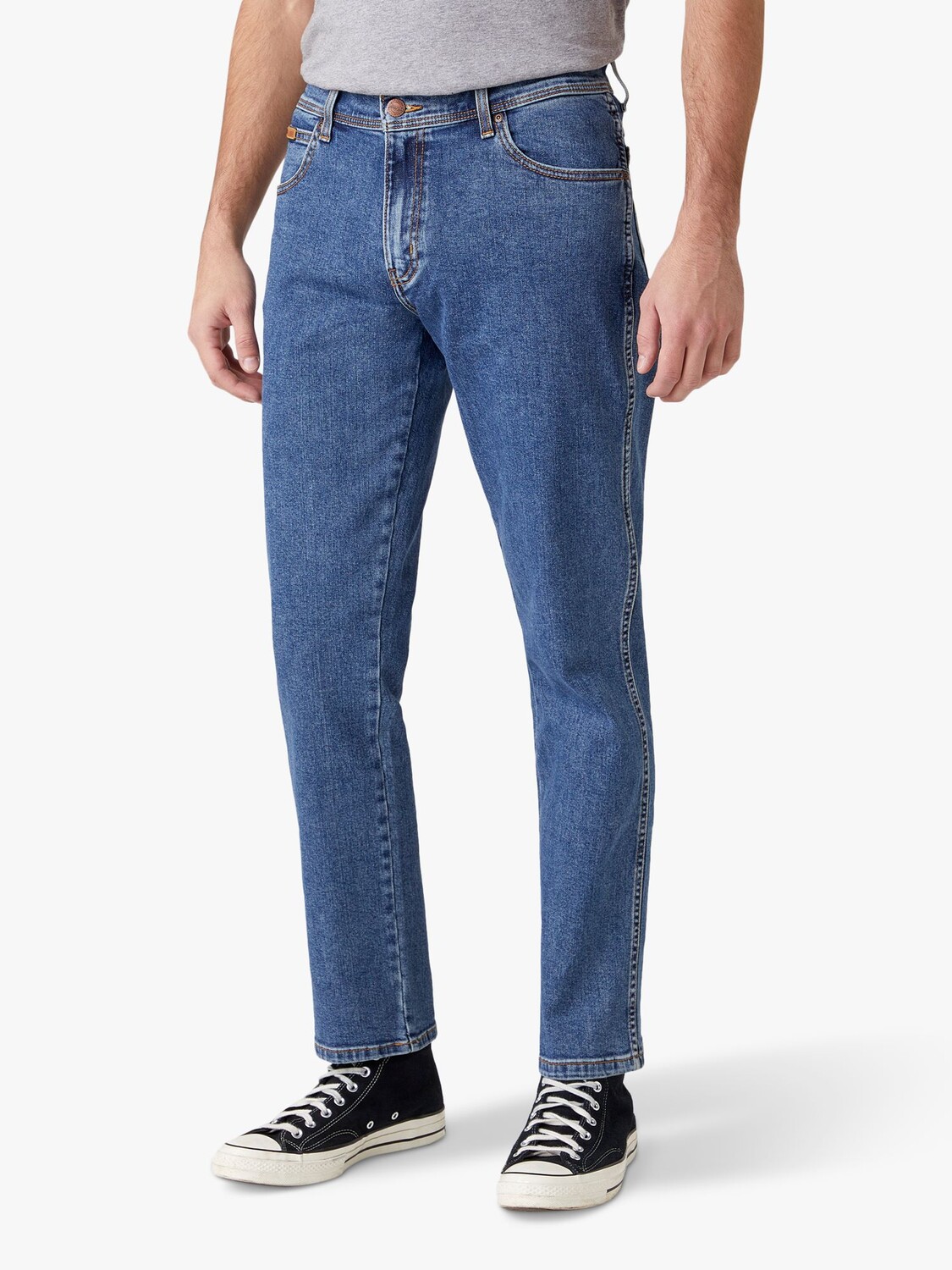 

Джинсы Wrangler Texas Regular Fit с эффектом потертости, синие