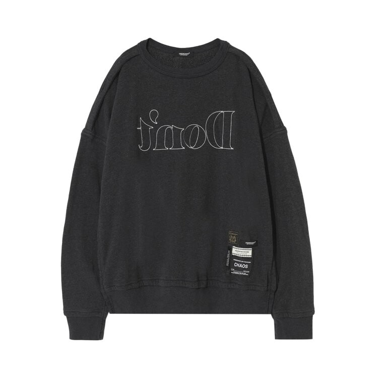 

Пуловер Undercover Crewneck Pullover, черный, Серый