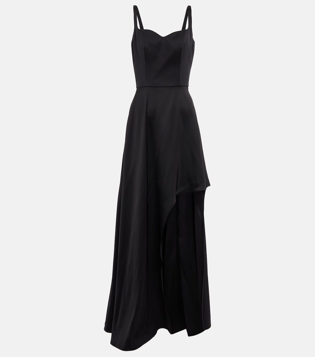 

Платье макси без рукавов ALEXANDER MCQUEEN, черный