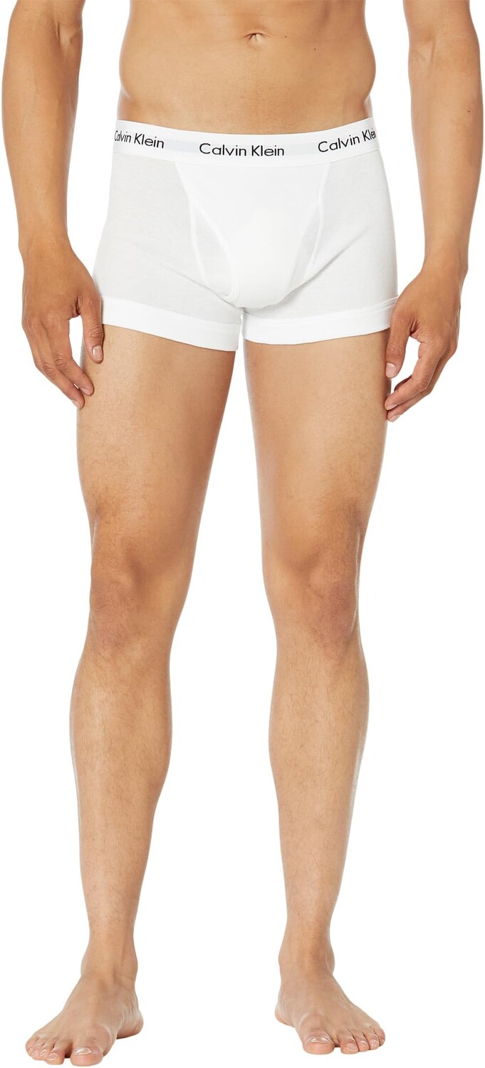 

Трусы Cotton Classics Trunks 5-Pack Calvin Klein Underwear, цвет Natural Gray/Grey Heather/White/Night Sky/Ponderosa Pine