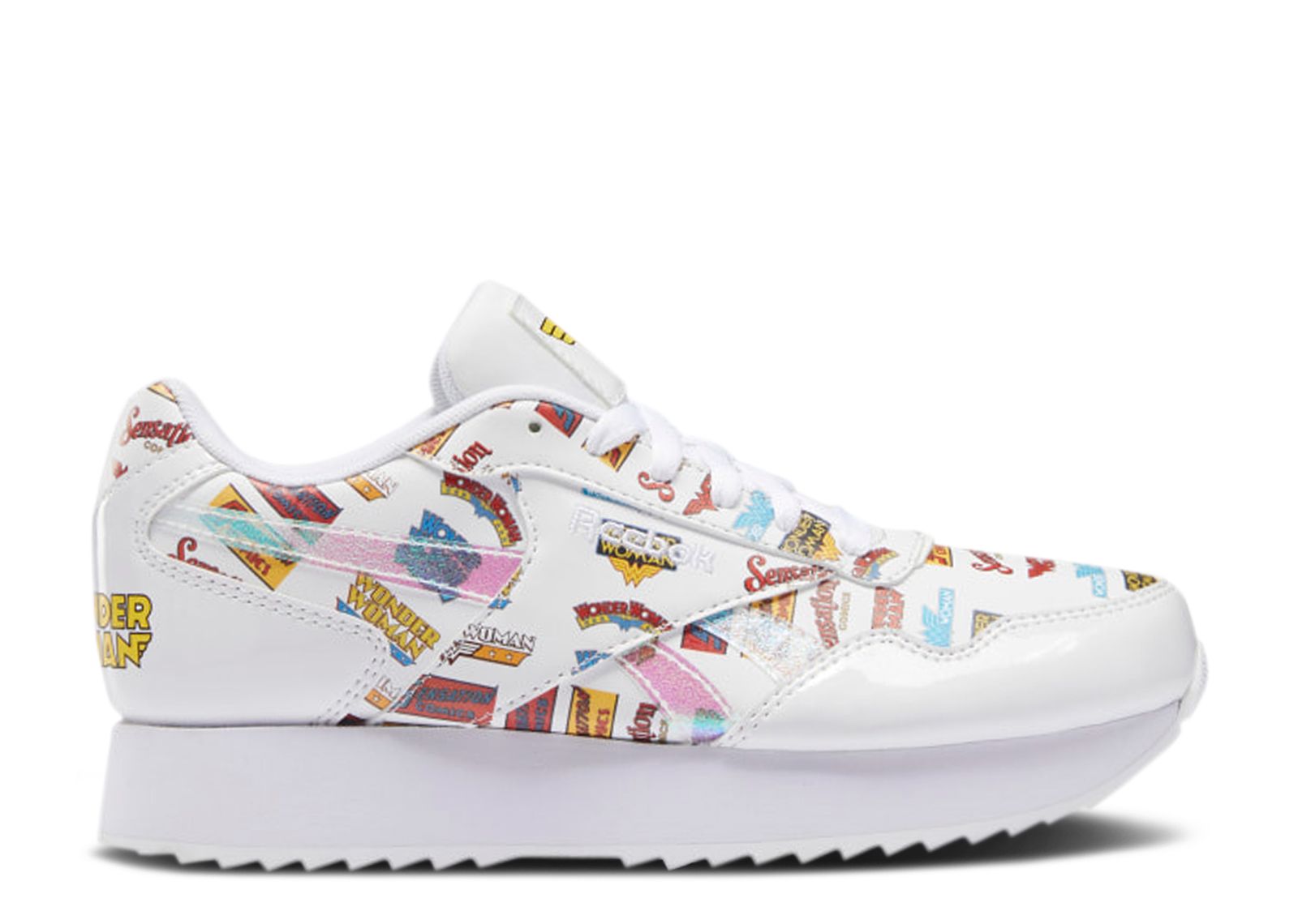 

Кроссовки Reebok Wonder Woman X Wmns Classic Harman Ripple Double 'Logos', белый