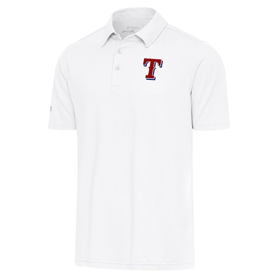 

Поло с коротким рукавом Antigua Texas Rangers, белый