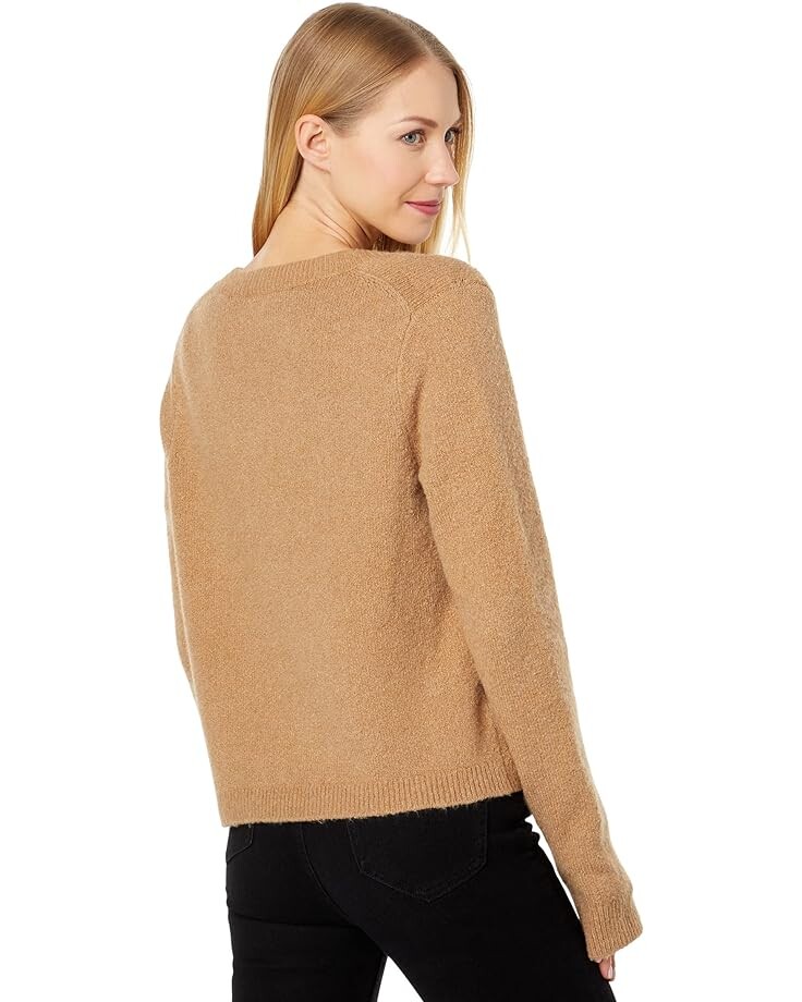 Свитер Madewell Hilton Head Cardigan, цвет Heather Caramel свитер madewell aviva cable cardigan цвет heather powder