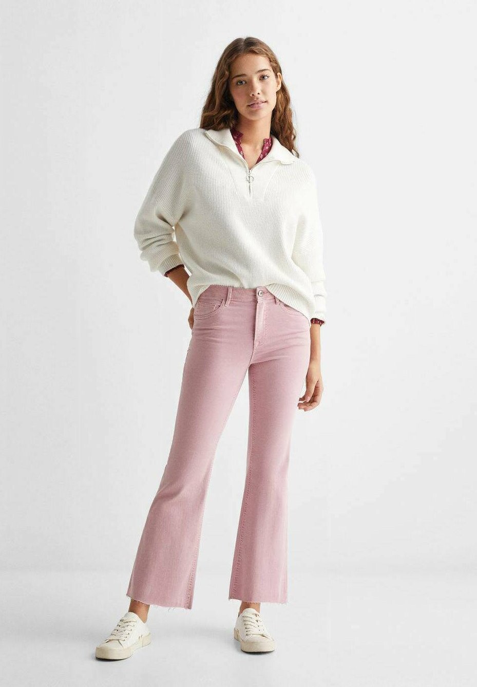 

Джинсы Bootcut Colors Mango, цвет rose