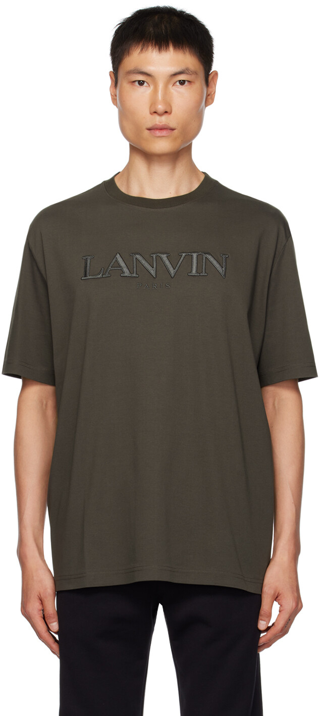 

Серая футболка оверсайз Lanvin, Серый