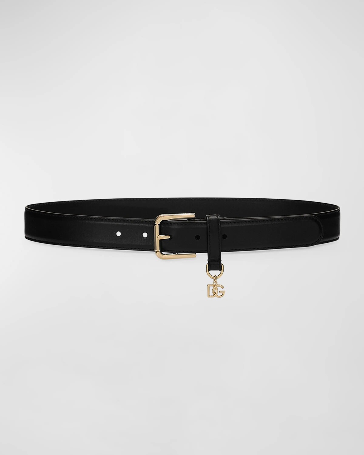 

Ремень DG Charm из гладкой кожи и латуни Dolce&Gabbana, цвет Nero