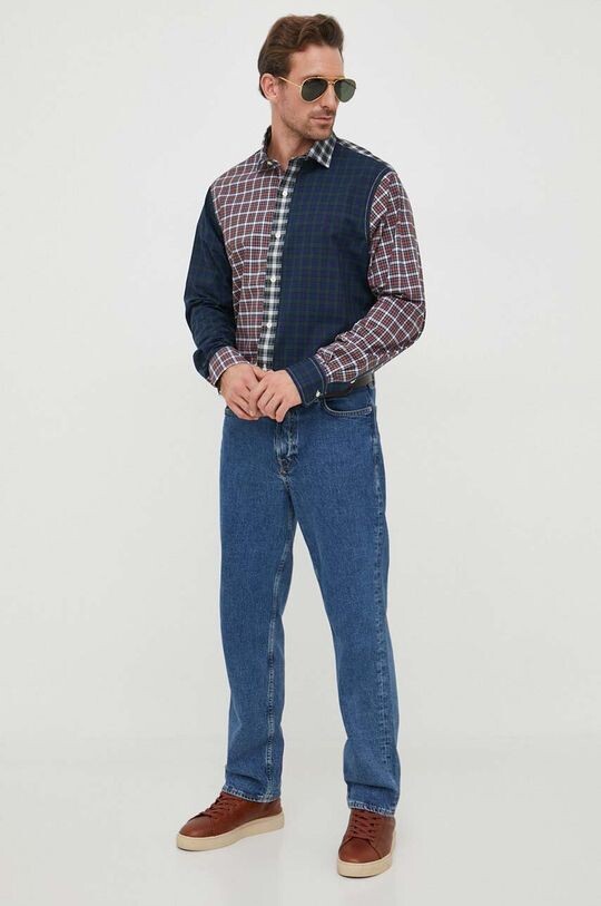 

Хлопковая рубашка Polo Ralph Lauren, мультиколор